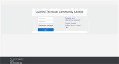Desktop Screenshot of online.gtcc.edu